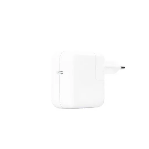 Apple 30W USB Type-C hálózati töltő kábel nélkül Fehér (MY1W2ZMA) gyári - 1
