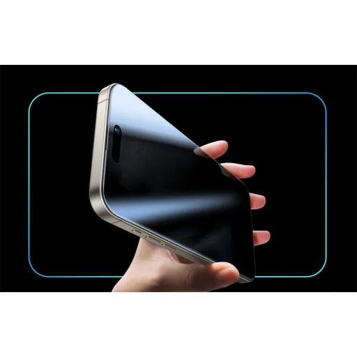Privacy edzett üveg Install Master Privacy iPhone 16 Pro Max üvegfólia - 8