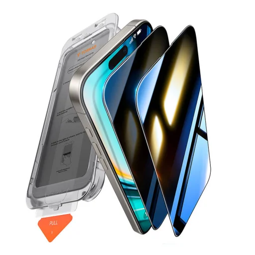 Privacy edzett üveg Install Master Privacy iPhone 16 Pro Max üvegfólia - 1