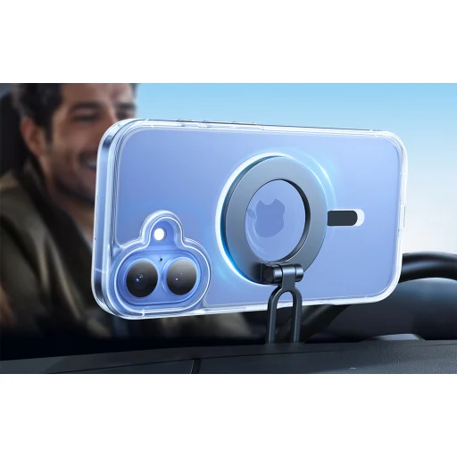 Torras Diamond-Mag sorozat tok iPhone 16-hoz (átlátszó) - 4