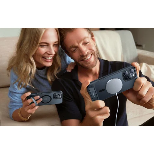 Torras Pstand Series tok iPhone 16 Pro (kék) - 7