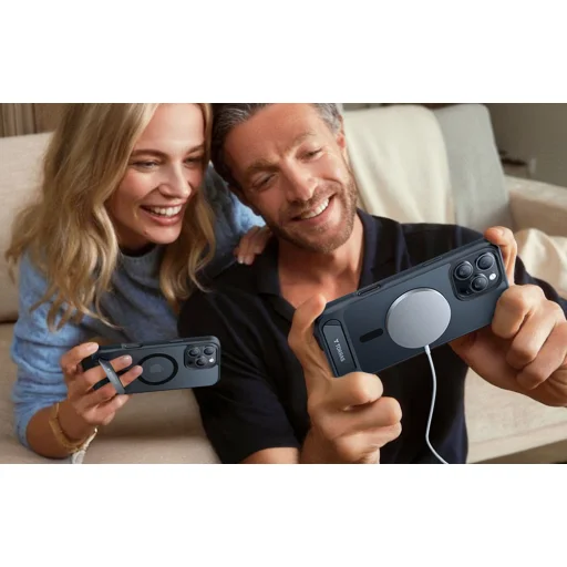 Torras Pstand Series iPhone 16 Plus tok (Fekete) - 2