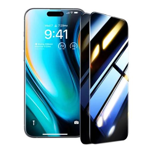 Install Master Privacy edzett üveg üvegfólia iPhone 16 Pro-hoz - 2