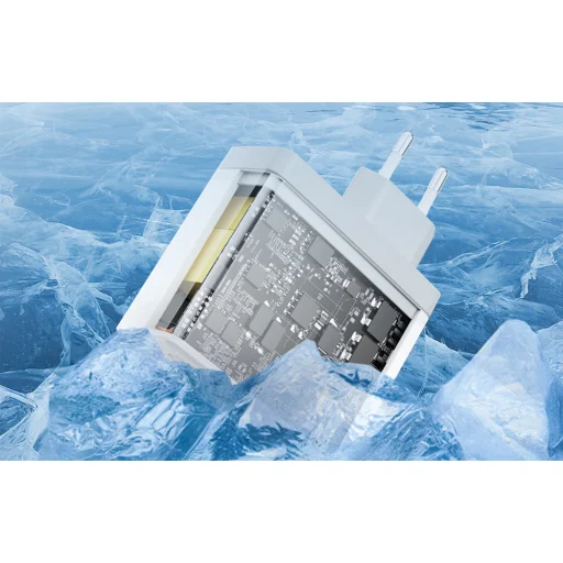 Vention FEGB0-EU hálózati töltő 2xUSB-C 1xUSB-A 100W/100W/30W GaN (fekete) - 5