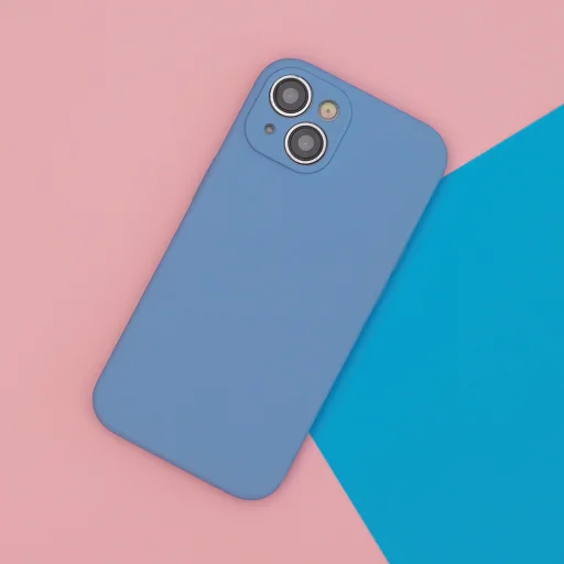 Mag láthatatlan tok iPhone 13 6,1" pasztell kék tok - 6