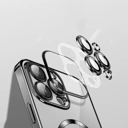 Vmax Fekete Electroplating Mag TPU tok iPhone 13 Pro 6,1" - 8