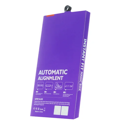 Edzett üveg 9D Easy Tool iPhone 16 6,1" adatvédelmi üvegfólia - 2