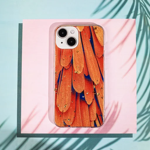 Gold Glam tok Samsung Galaxy A54 5G narancs - 13