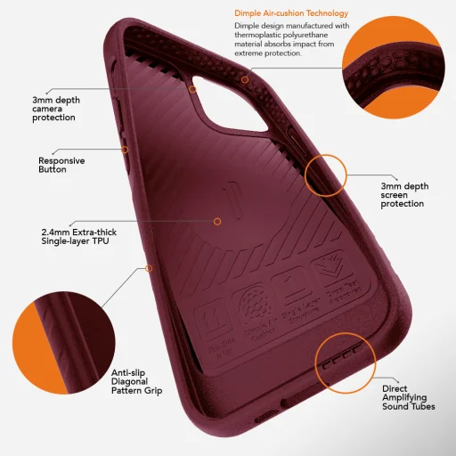 Ugly Rubber L tok iPhone 15 Plus 6,7"-hez fekete - 8