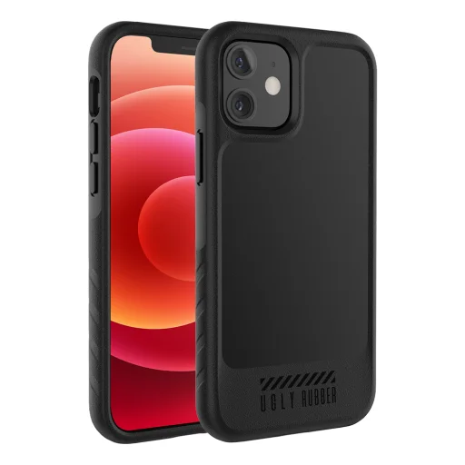 Ugly Rubber L tok iPhone 15 Pro Max 6,7" fekete tok - 1