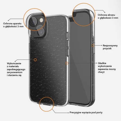 Ugly Rubber Vogue tok iPhone 13 / 14 6,1" fekete tok - 3