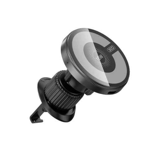 XO autós tartó mágneses CX025 vezeték nélküli magsafe töltővel 15W fekete szellőzőre - 3