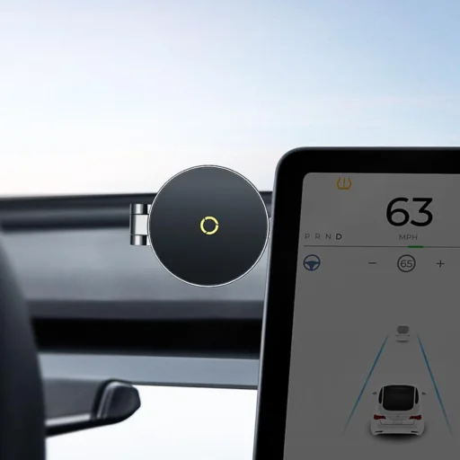 Baseus MagPro Series II Mágneses Autós Tartó Ragasztható Változat Kozmikus Fekete - 7