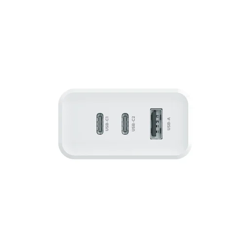 Maxlife MXTC-07-45ACC PD QC töltő 2x USB-C 1x USB 45W fehér, - 4