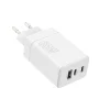 Maxlife MXTC-08-65ACC PD QC töltő 2x USB-C 1x USB 65W fehér - 3