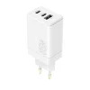 Maxlife MXTC-08-65ACC PD QC töltő 2x USB-C 1x USB 65W fehér