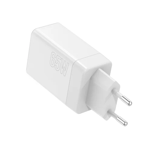 Maxlife MXTC-08-65ACC PD QC töltő 2x USB-C 1x USB 65W fehér - 2