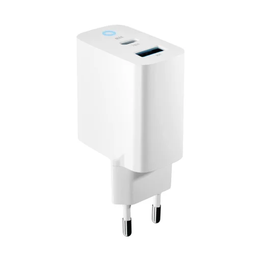 Forever TC-06-33AC GaN PD QC töltő 1x USB-C 1x USB 33W fehér - 4