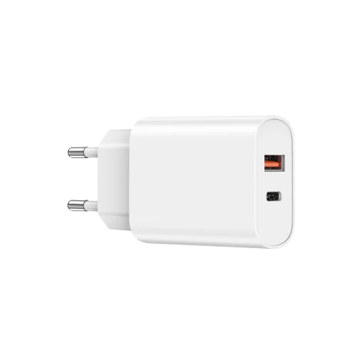 WIWU falitöltő Wi-U002 PD + QC 20W 1x USB 1x USB-C fehér - 1