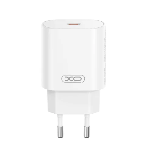 XO fali töltő CE25 PD 25W 1x USB-C fehér + kábel USB-C - USB-C, - 2