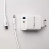 Forever TC-07-30AC PD QC töltő 1x USB-C 1x USB 30W fehér + USB-C - USB-C kábel 60W - 10