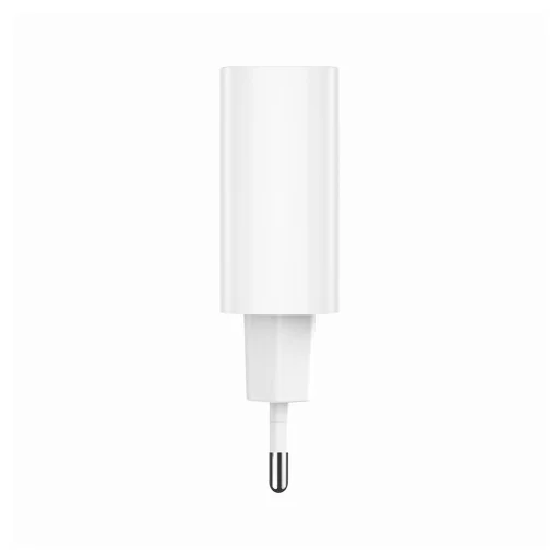 Forever TC-07-30AC PD QC töltő 1x USB-C 1x USB 30W fehér + USB-C - USB-C kábel 60W - 3