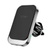 Tech-Protect MM15W-V9 Mágneses MagSafe Műszerfalra és Szellőzőre Rögzíthető Autós Tartó Vezeték Nélküli Töltő 15W Fekete thumbnail