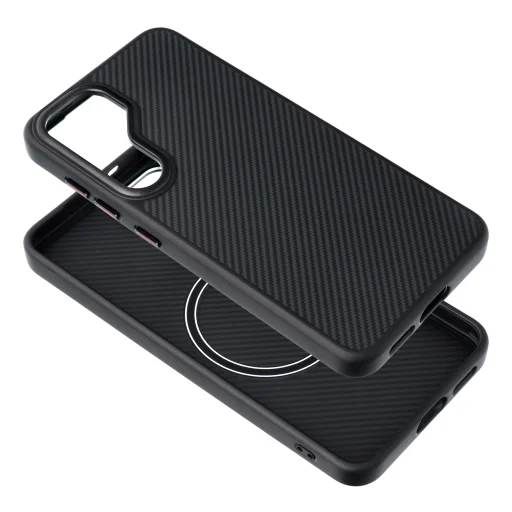 SAMSUNG Galaxy S25 Ultra Carbon Elite Mag tok kompatibilis MagSafe fekete - 4