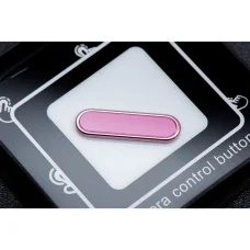 Kamera vezérlő aktív gomb iPhone 16 sorozatú tokhoz Drop Glue / Clear Mag Cover rózsaszín tok