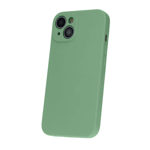 Szilárd szilikon tok iPhone 11-hez világoszöld - 2
