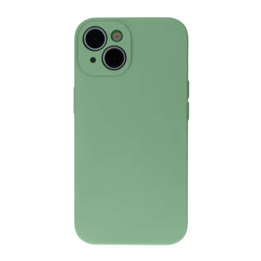 Szilárd szilikon tok iPhone 11-hez világoszöld - 3