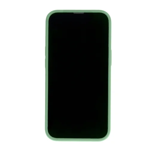 Szilárd szilikon tok iPhone 11-hez világoszöld - 5