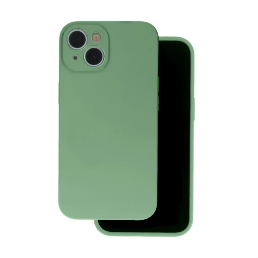 Szilárd szilikon tok iPhone 11-hez világoszöld - 1