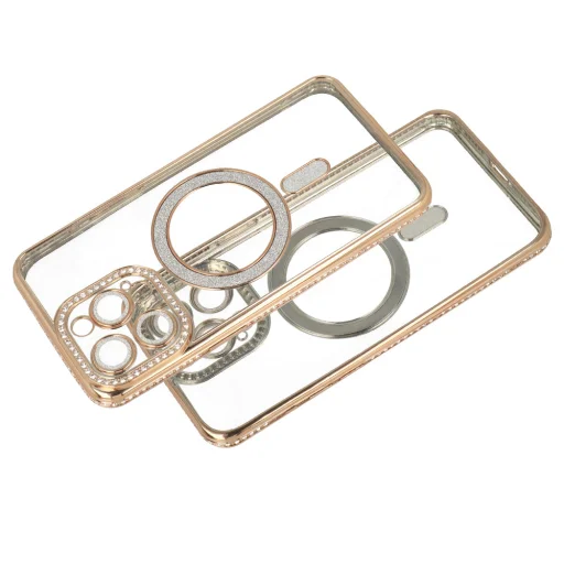 Bling Magsafe tok iPhone 13 gold - 5