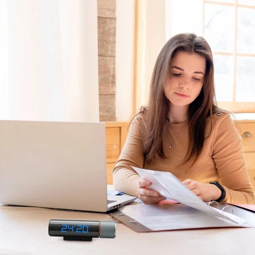 Baseus Heyo Series mágneses digitális visszaszámláló időzítő stopper funkcióval - fekete - 9