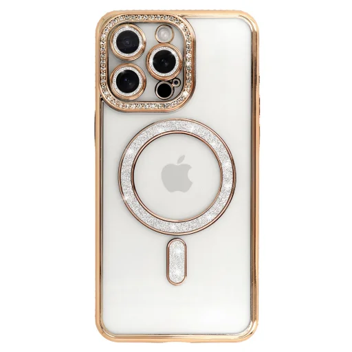 Bling Magsafe tok iPhone 13 gold - 3