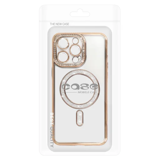 Bling Magsafe tok iPhone 13 gold - 7
