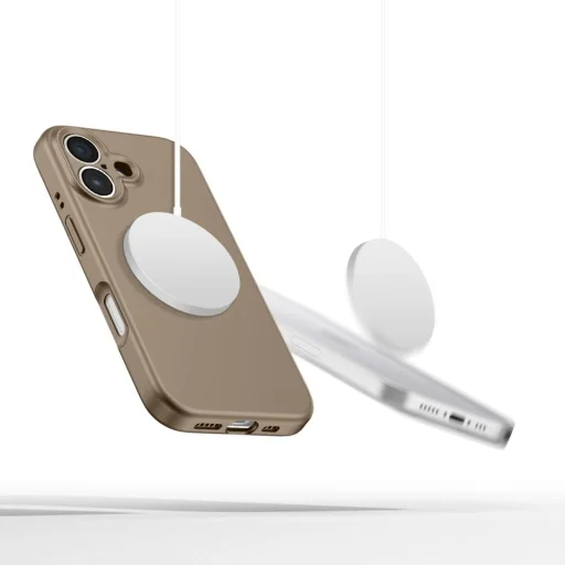 Tech-protect Liquid Silicone Magsafe Iphone 16 Csokibarna Tok - 2