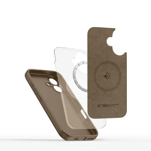 Tech-protect Liquid Silicone Magsafe Iphone 16 Csokibarna Tok - 3