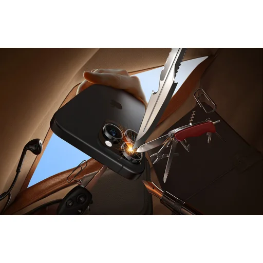 Kameraüveg Lencseőr iPhone 16 Pro Max (Fekete) üvegfólia - 7