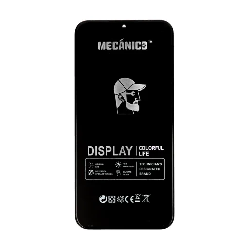 Mecanico LCD kijelző T2O Samsung Galaxy A15 4G/5G fekete kerettel - 1
