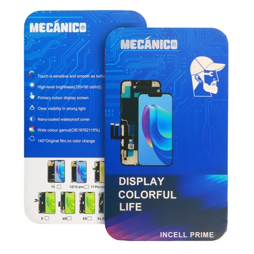 Mecanico LCD Kijelző Incell Iphone 14 fekete kerettel - 3