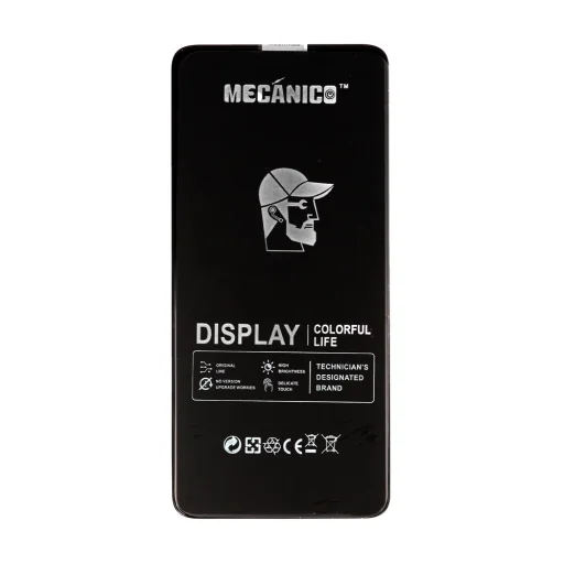 Mecanico LCD kijelző T2O Samsung Galaxy A51 4G feketére kerettel - 1