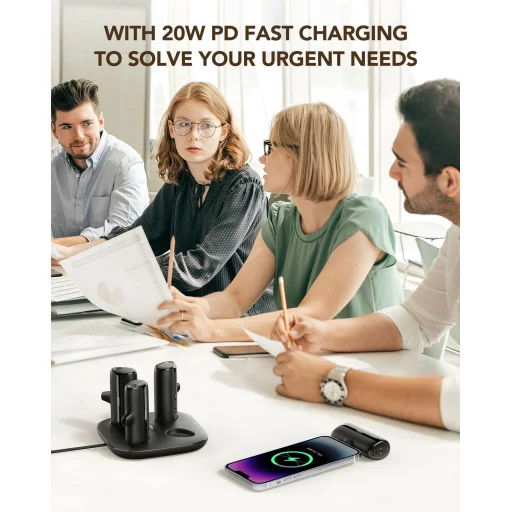 VEGER powerbank Pogo szett 4 x 5000 mAh fekete - 12