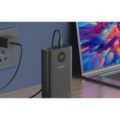 Romoss PEA30 Powerbank, 30000mAh (fekete) - 6