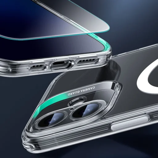  Iphone 16 Átlátszó Esr Classic Pro Szett Halolock Magsafe Tok - 5