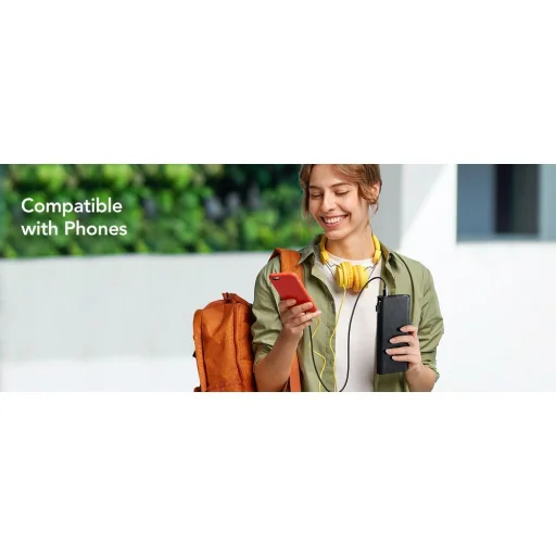 VEGER powerbank 25.000 mAh beépített Type C / Lightning kábelekkel PD 130W TCE130 (W2503) fekete - 15