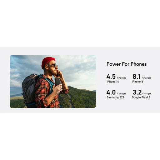 VEGER powerbank 25.000 mAh beépített Type C / Lightning kábelekkel PD 130W TCE130 (W2503) fekete - 23