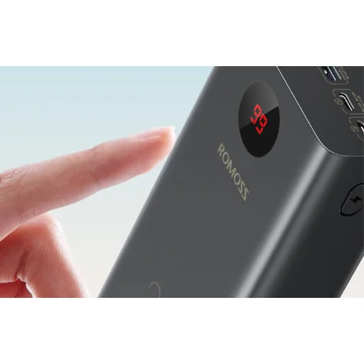 Romoss PEA40PF Powerbank, 40000mAh, 22.5W (fekete) - 8