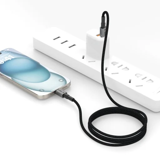 Tech-Protect Ultraboost Dna Típus-C Kábel Pd100w/5a 25cm Vas Szürke - 6